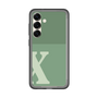 スリムプロテクションプレミアムケース［ オリジナル - initial two tone - X green ］