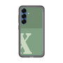 スリムプロテクションプレミアムケース［ オリジナル - initial two tone - X green ］