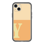スリムプロテクションプレミアムケース［ オリジナル - initial two tone - Y orange ］