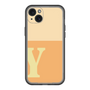 スリムプロテクションプレミアムケース［ オリジナル - initial two tone - Y orange ］