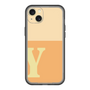 スリムプロテクションプレミアムケース［ オリジナル - initial two tone - Y orange ］