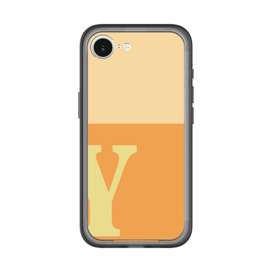 スリムプロテクションプレミアムケース［ オリジナル - initial two tone - Y orange ］