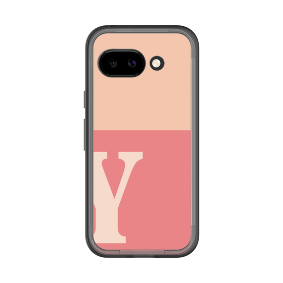 スリムプロテクションプレミアムケース［ オリジナル - initial two tone - Y pink ］