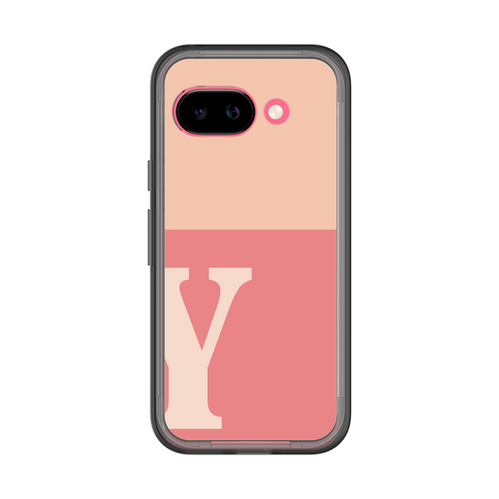 スリムプロテクションプレミアムケース［ オリジナル - initial two tone - Y pink ］