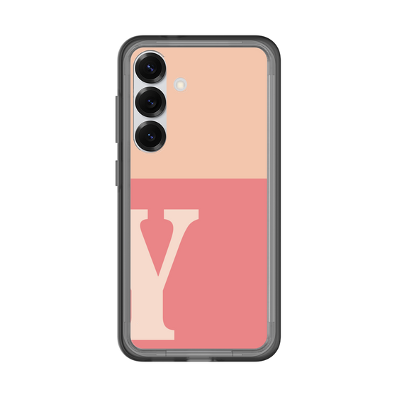 スリムプロテクションプレミアムケース［ オリジナル - initial two tone - Y pink ］