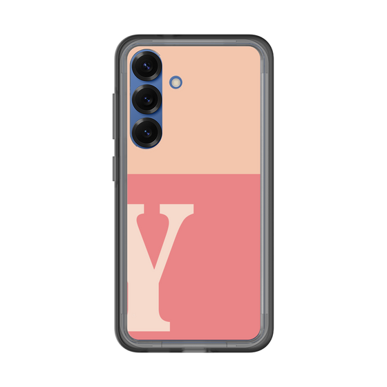 スリムプロテクションプレミアムケース［ オリジナル - initial two tone - Y pink ］