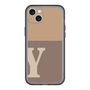 スリムプロテクションプレミアムケース［ オリジナル - initial two tone - Y brown ］