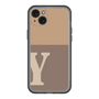 スリムプロテクションプレミアムケース［ オリジナル - initial two tone - Y brown ］