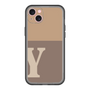 スリムプロテクションプレミアムケース［ オリジナル - initial two tone - Y brown ］