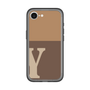スリムプロテクションプレミアムケース［ オリジナル - initial two tone - Y brown ］