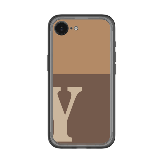 スリムプロテクションプレミアムケース［ オリジナル - initial two tone - Y brown ］
