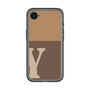 スリムプロテクションプレミアムケース［ オリジナル - initial two tone - Y brown ］
