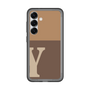 スリムプロテクションプレミアムケース［ オリジナル - initial two tone - Y brown ］