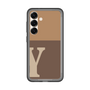 スリムプロテクションプレミアムケース［ オリジナル - initial two tone - Y brown ］