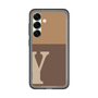 スリムプロテクションプレミアムケース［ オリジナル - initial two tone - Y brown ］
