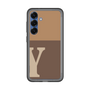 スリムプロテクションプレミアムケース［ オリジナル - initial two tone - Y brown ］