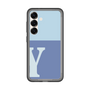 スリムプロテクションプレミアムケース［ オリジナル - initial two tone - Y blue ］