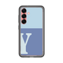 スリムプロテクションプレミアムケース［ オリジナル - initial two tone - Y blue ］