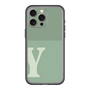 スリムプロテクションプレミアムケース［ オリジナル - initial two tone - Y green ］