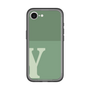 スリムプロテクションプレミアムケース［ オリジナル - initial two tone - Y green ］