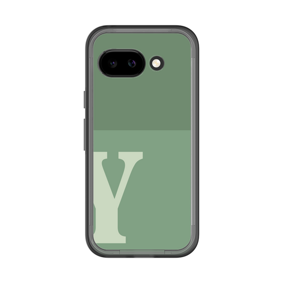スリムプロテクションプレミアムケース［ オリジナル - initial two tone - Y green ］