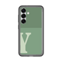 スリムプロテクションプレミアムケース［ オリジナル - initial two tone - Y green ］