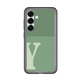 スリムプロテクションプレミアムケース［ オリジナル - initial two tone - Y green ］