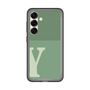 スリムプロテクションプレミアムケース［ オリジナル - initial two tone - Y green ］