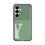 スリムプロテクションプレミアムケース［ オリジナル - initial two tone - Y green ］