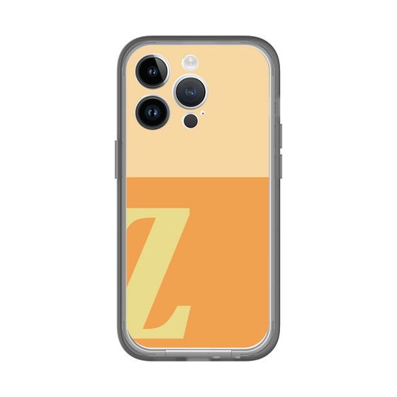 スリムプロテクションプレミアムケース［ オリジナル - initial two tone - Z orange ］