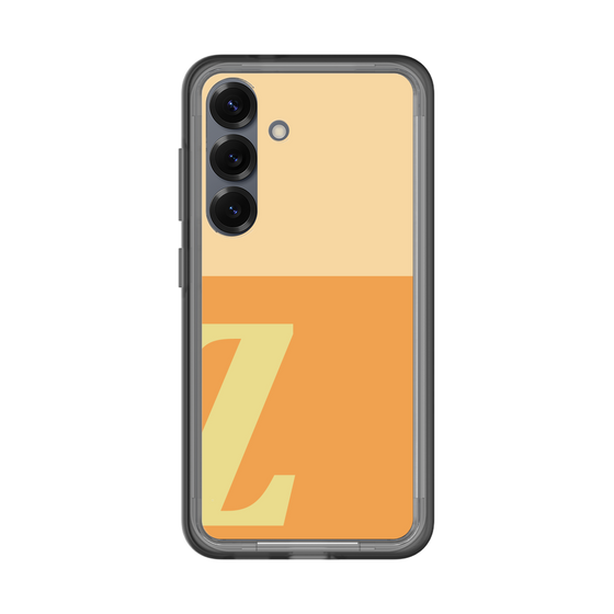 スリムプロテクションプレミアムケース［ オリジナル - initial two tone - Z orange ］