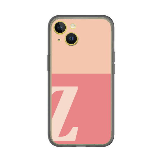 スリムプロテクションプレミアムケース［ オリジナル - initial two tone - Z pink ］