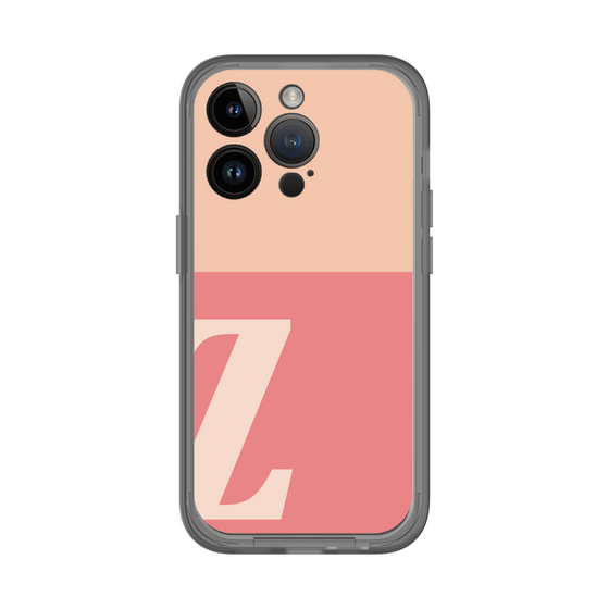 スリムプロテクションプレミアムケース［ オリジナル - initial two tone - Z pink ］