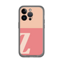 スリムプロテクションプレミアムケース［ オリジナル - initial two tone - Z pink ］