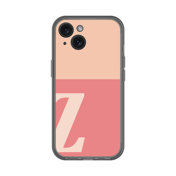 スリムプロテクションプレミアムケース［ オリジナル - initial two tone - Z pink ］