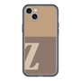 スリムプロテクションプレミアムケース［ オリジナル - initial two tone - Z brown ］