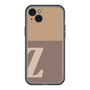 スリムプロテクションプレミアムケース［ オリジナル - initial two tone - Z brown ］