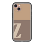 スリムプロテクションプレミアムケース［ オリジナル - initial two tone - Z brown ］