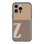 スリムプロテクションプレミアムケース［ オリジナル - initial two tone - Z brown ］