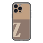 スリムプロテクションプレミアムケース［ オリジナル - initial two tone - Z brown ］