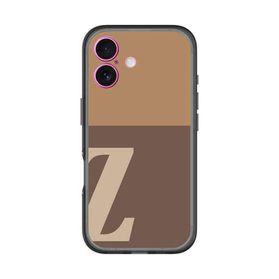 スリムプロテクションプレミアムケース［ オリジナル - initial two tone - Z brown ］