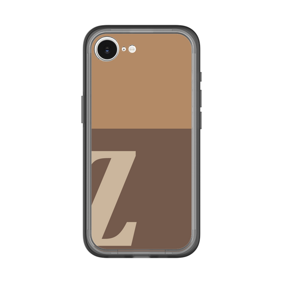 スリムプロテクションプレミアムケース［ オリジナル - initial two tone - Z brown ］