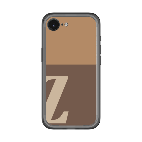 スリムプロテクションプレミアムケース［ オリジナル - initial two tone - Z brown ］