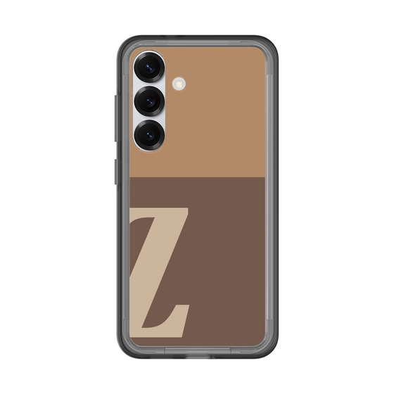 スリムプロテクションプレミアムケース［ オリジナル - initial two tone - Z brown ］