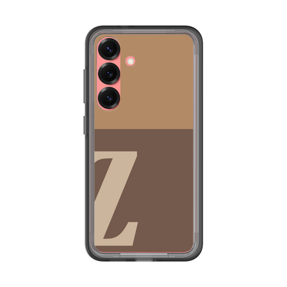 スリムプロテクションプレミアムケース［ オリジナル - initial two tone - Z brown ］