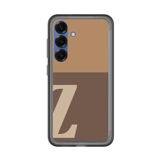 スリムプロテクションプレミアムケース［ オリジナル - initial two tone - Z brown ］