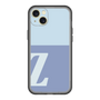 スリムプロテクションプレミアムケース［ オリジナル - initial two tone - Z blue ］