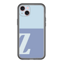 スリムプロテクションプレミアムケース［ オリジナル - initial two tone - Z blue ］