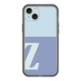 スリムプロテクションプレミアムケース［ オリジナル - initial two tone - Z blue ］