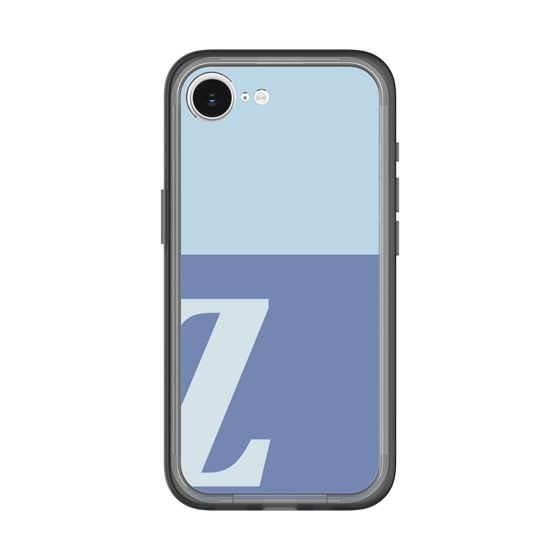 スリムプロテクションプレミアムケース［ オリジナル - initial two tone - Z blue ］
